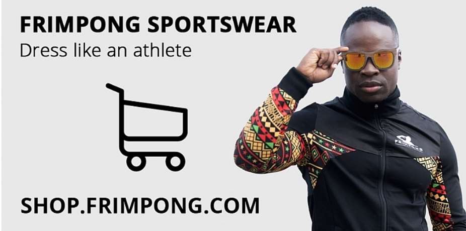 Olympian Akwasi Frimpong Launches Clothing Line Frimpong Sportswear