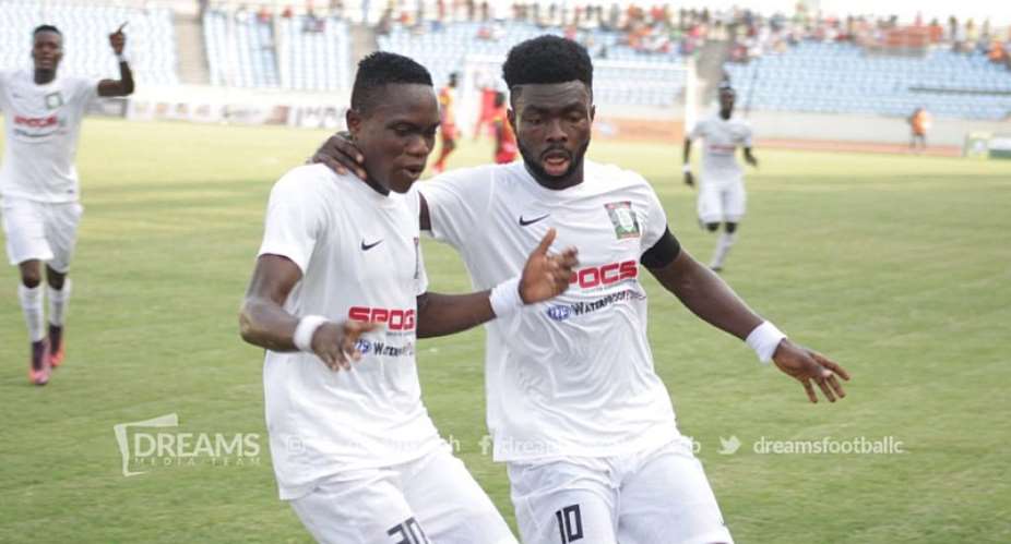 GHALCA G8: Dreams FC Come From Behind To Beat Hearts Of Oak 2:1