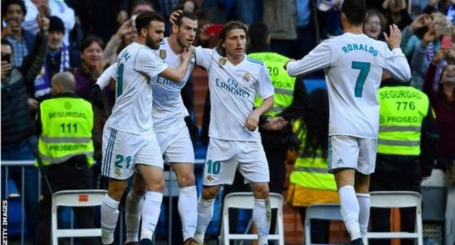 Bale And Ronaldo Score Twice In Thumping Real Madrid Victory