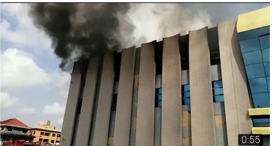 Breaking VIDEO: GRA Circle Office On Fire