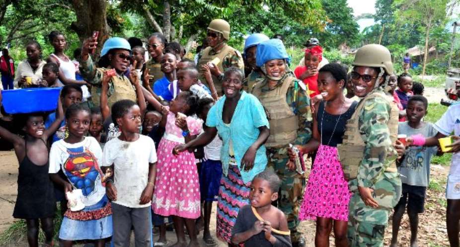 Ghana's Female Peacekeeping Officers Winning Trust of People in DR Congo