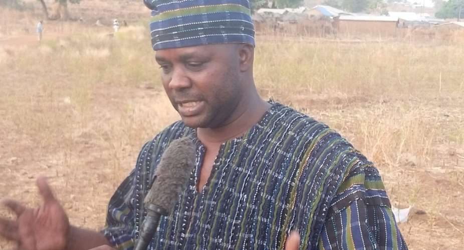 The Assemblyman Elect for Zoliba-Tindongo Electoral Are Mr Charles Taleog Ndanbon, speaking to the media during his victory rally