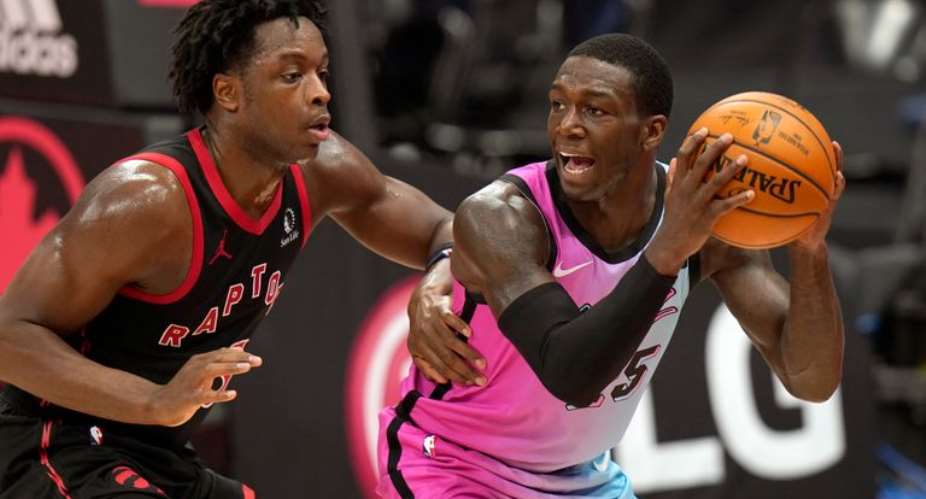 Miami Heat guard Kendrick Nunn scored a season-best 28 points off the bench in their win over the Toronto Raptors