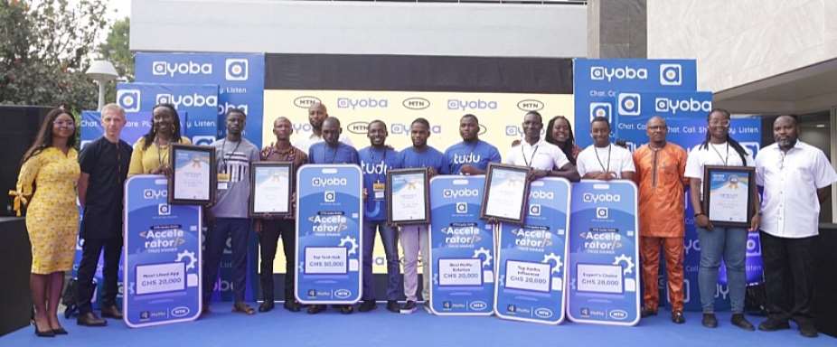 MTN Ayoba MoMo Accelerator Awards: Ultimate winner bags GHS50k, four others win GHS20k each