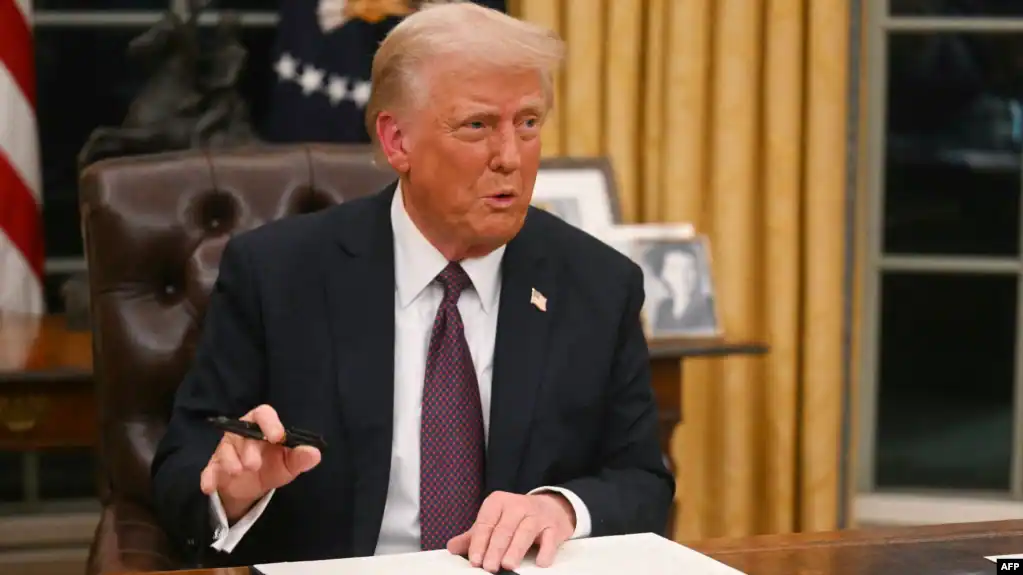 Donald Trump orders include withdrawing from WHO, halting US foreign aid