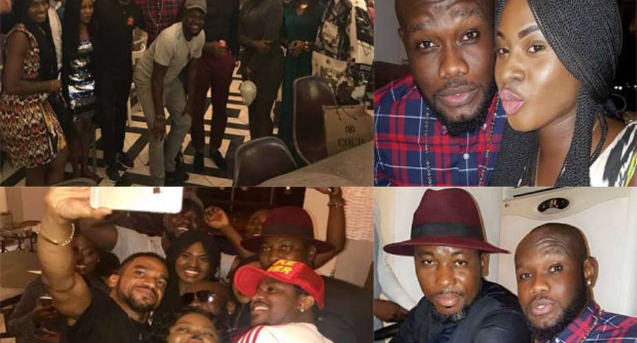 Prince David Osei Celebrates With Friends At His Birthday Party
