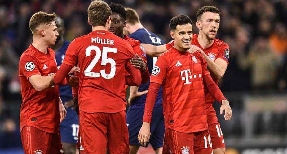 UCL: Bayern Munich Make It Six Out Of Six With Win Over Tottenham