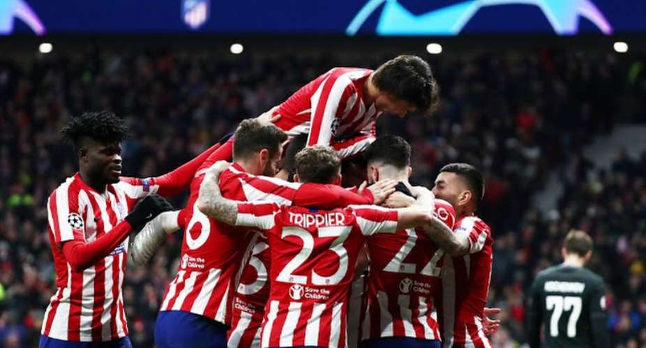UCL: Partey Elated After Helping Atletico Madrid Advance To Round Of 16