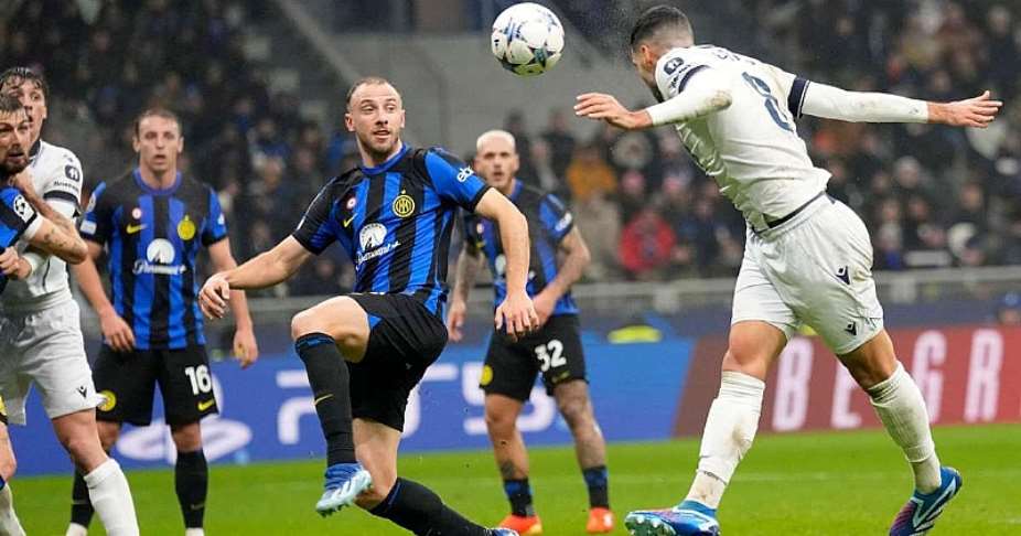 Inter Milan settle for second place in Champions League group after stalemate