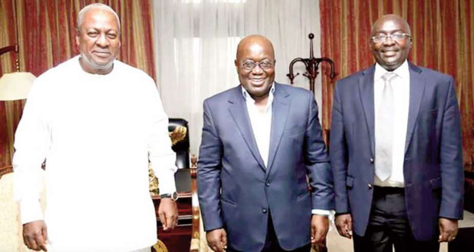 Nana Beats Mahama With 1m Votes