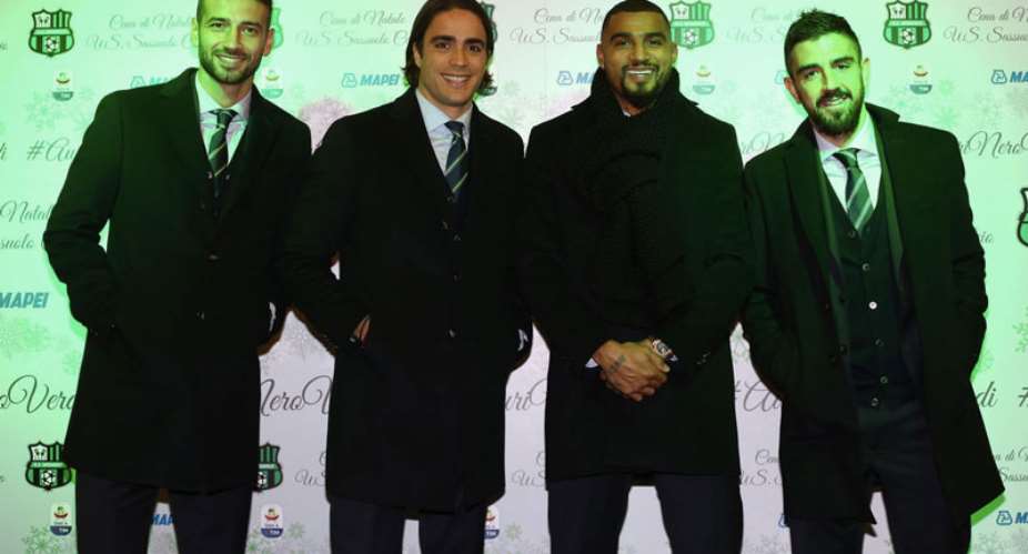 Alfred Duncan And KP Boateng Join Sassuolo Teammates At End Of Year Party PHOTOS