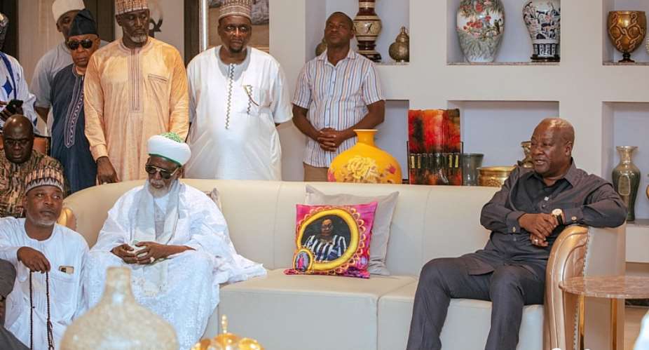 National Chief Imam pays courtesy call on President-elect Mahama