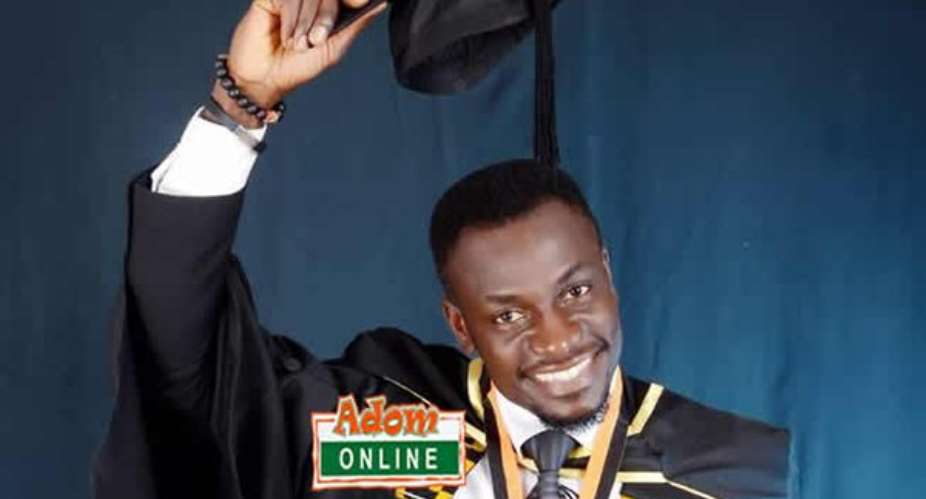 Photos: Adom FM's Jerry Justice Graduates With First Class