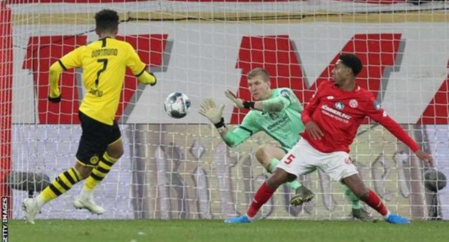 Bundesliga: Sancho Scores For Sixth Game In A Row As Dormtmund efeat Mainz