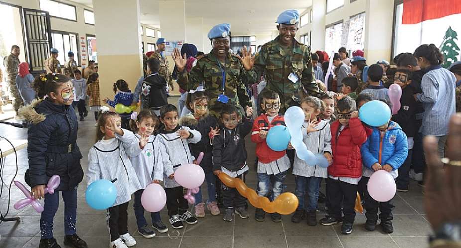 Ghanaian Peacekeepers In Lebanon Celebrate World Childrens Day