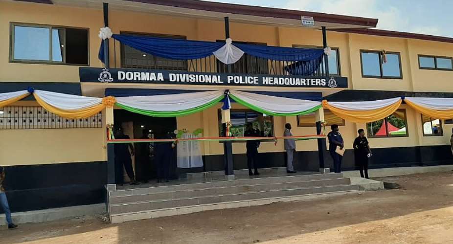 Dormaa Paramount Chief Builds Police Station