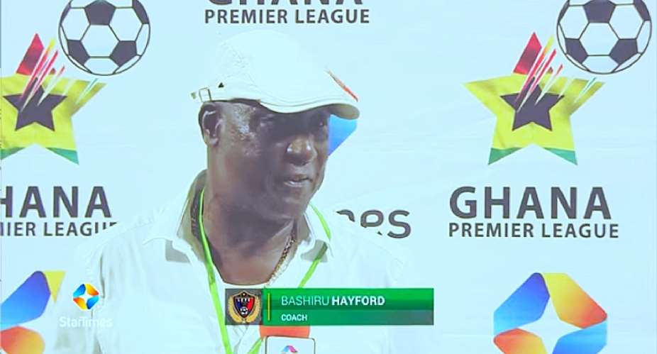 Coach Bashir Hayford hopes Kotoko defeat will be a turning point for Legon Cities FC