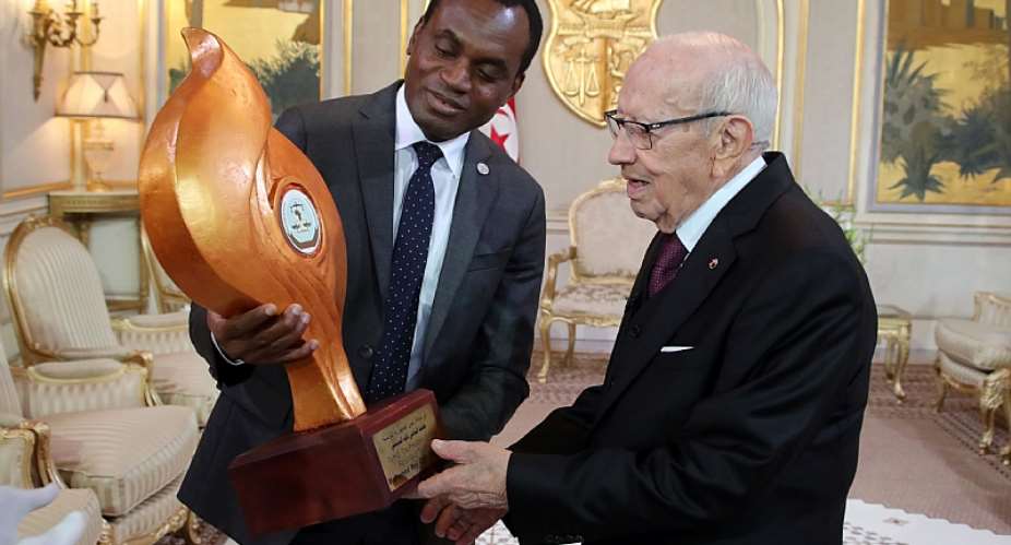 African Court President Meets Tunisian President