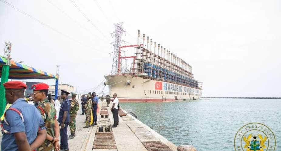 File photo: President Nana Akufo-Addo, last week turned on the valves of the Karpowership for the use of natural gas from the country's gas fields by the 450-megawatt plant