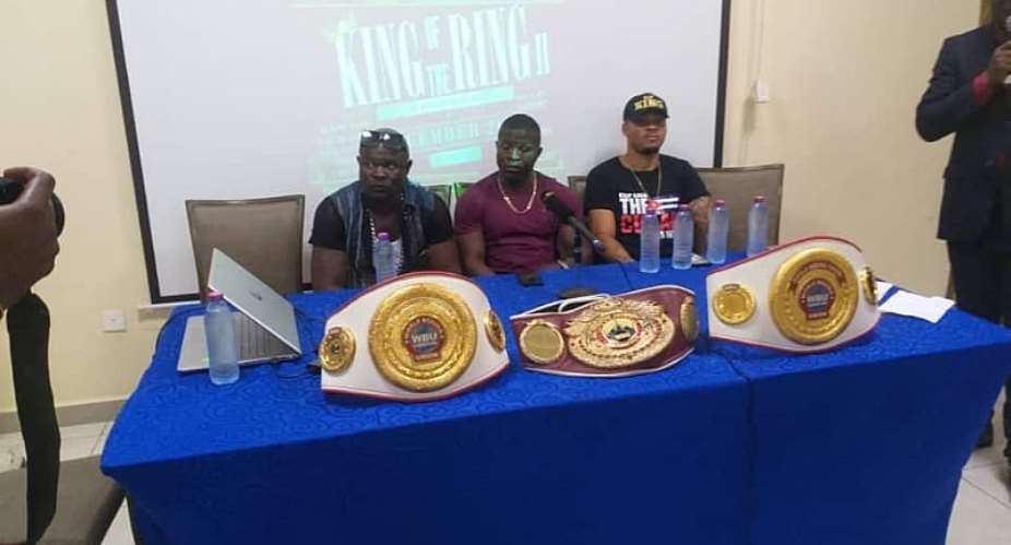 Bukom Banku And Top Boxers Sule Olagbade, King Davidson For King Of The Ring Part II