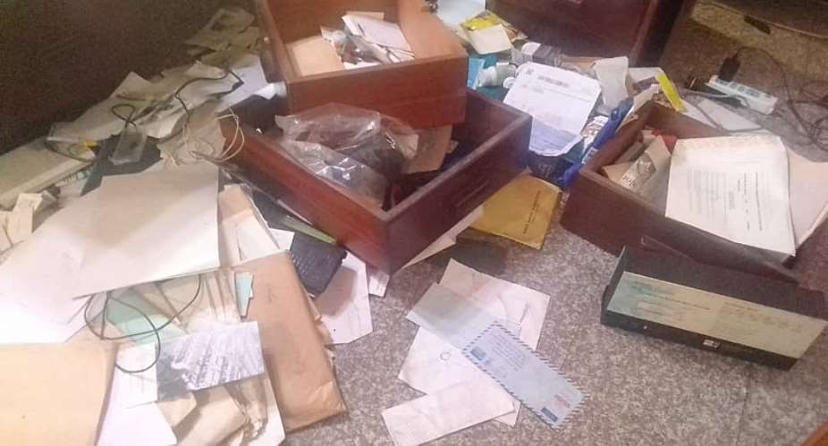 NDC gurus office reportedly ransacked; pendrives, phones, tablets stolen but cash intact
