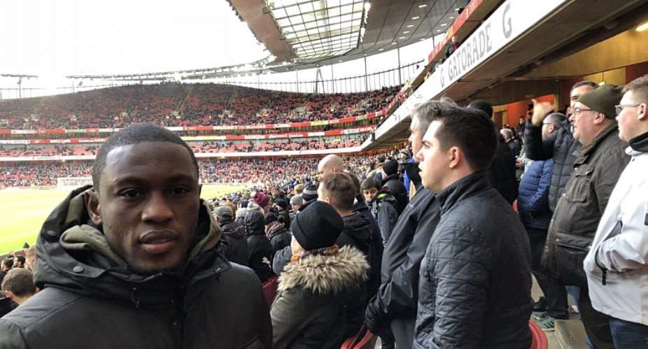 Majeed Waris Watches Christian Atsu In Newcastle Clash With Arsenal