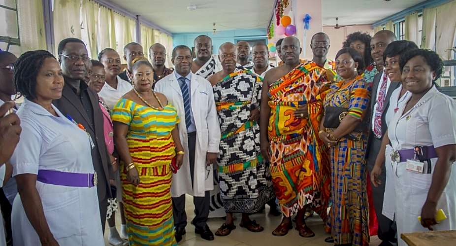 Asanteman Association of Denver Colorado Adopts and Commission A3 Ward in the OKomfo Anokye Hospital, Kumasi.