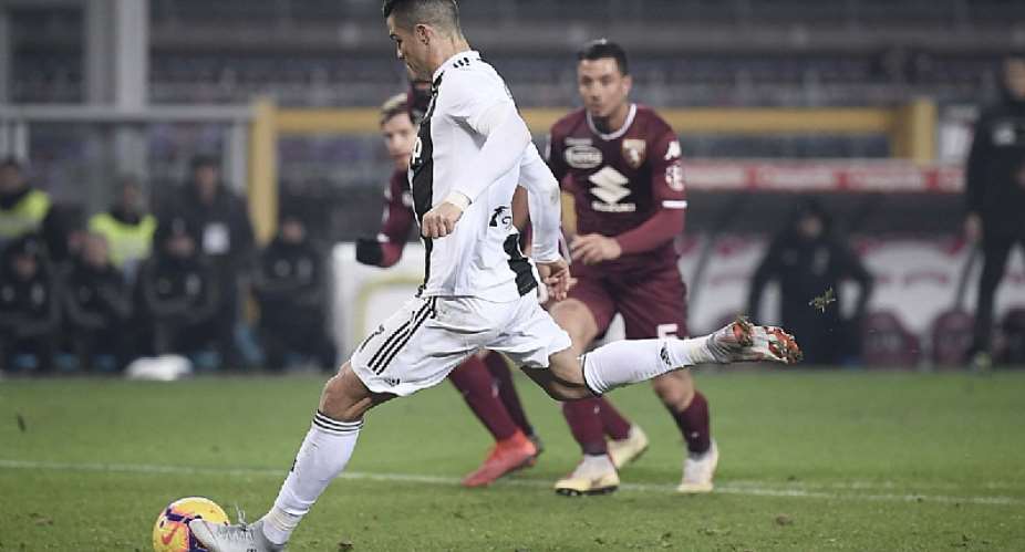 Ronaldo's Penalty Settles Turin Derby In favour Of Juve
