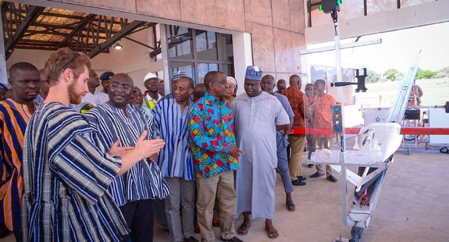 Walewale: Bawumia Inspects 3rd Zipline Medical Drone Centre At Kukua