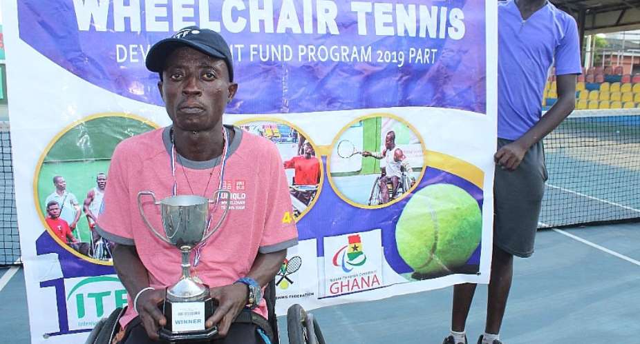 Daniel Laryea Wins 2019 National Wheelchair Tennis Championship