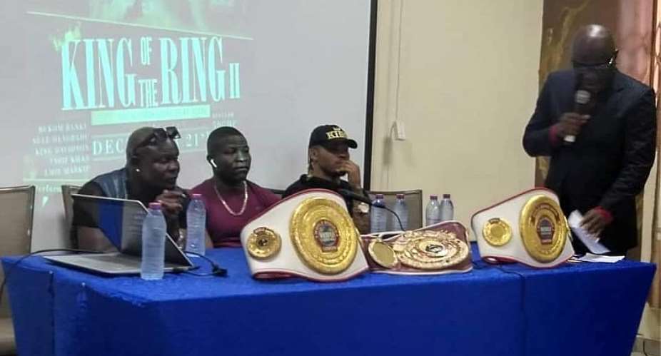 Bukom Banku Meets Media Ahead Of King Of The Ring Show Down At Bukom Boxing Arena