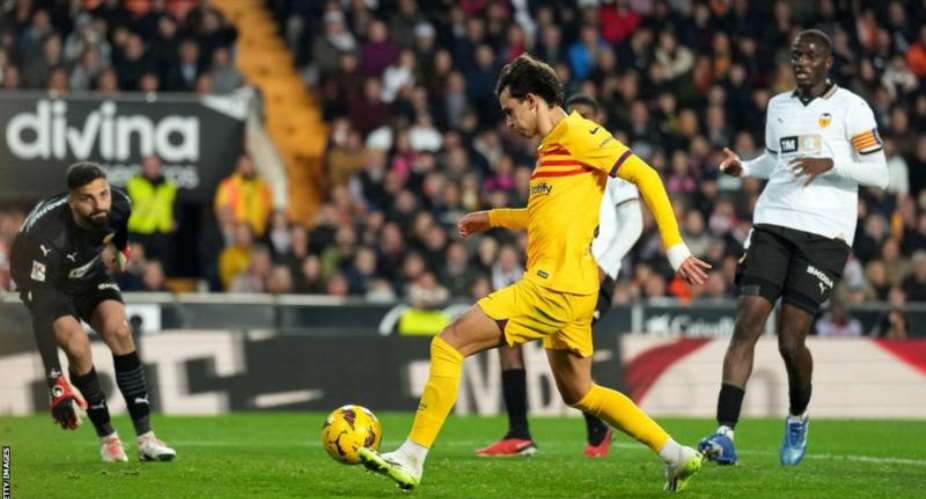Joao Felixs third goal in his last four games for Barcelona was not enough to secure the win