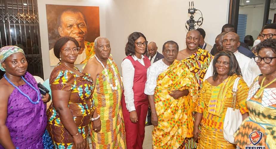 Effutus Beacon of Hope: Afenyo Markin names new library after kindness hero, Mr. R.C. Ekem