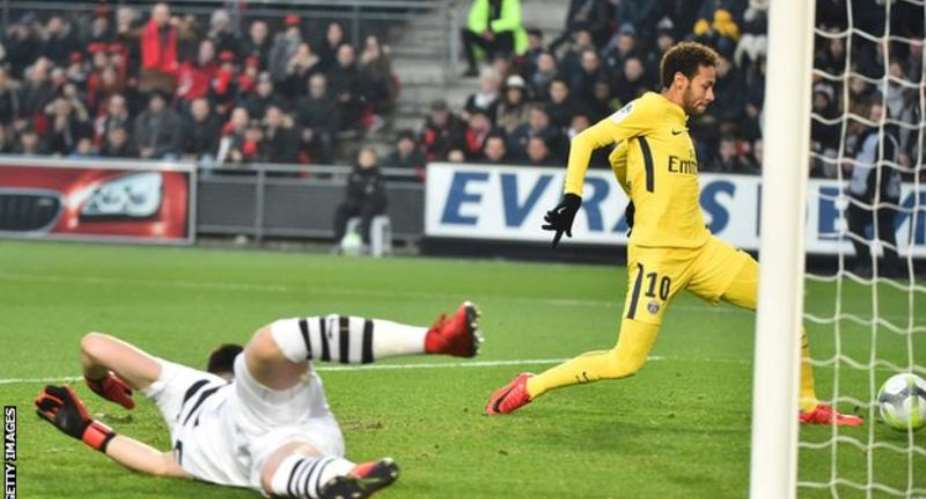 Neymar Scores Two, Creates Two As PSG Thrash Rennes