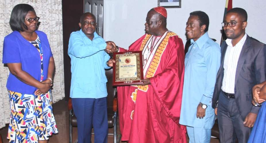 Ashanti Regional Minister Honoured For Exemplary Leadership