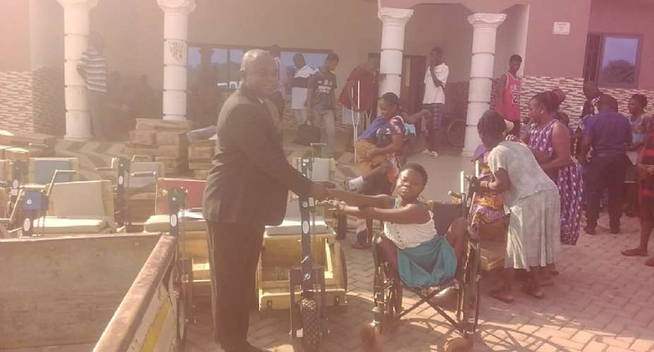 PWDs receive share of common fund – Dormaa East