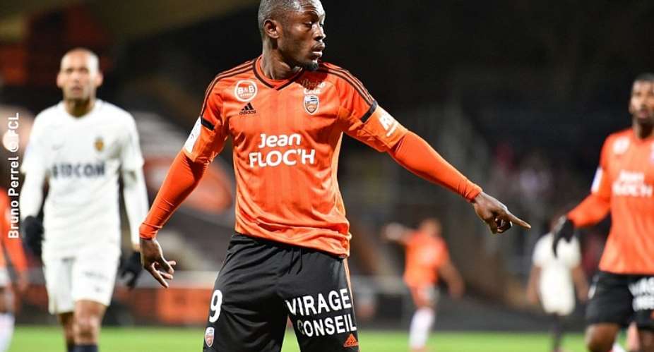 Ghana striker Majeed Waris misses Lorient win over Saint-Etienne with groin injury