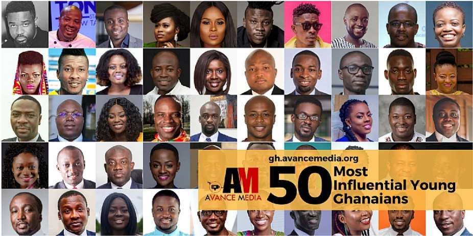 Nominees For The 50 Most Influential Young Ghanaians 2017 Announced
