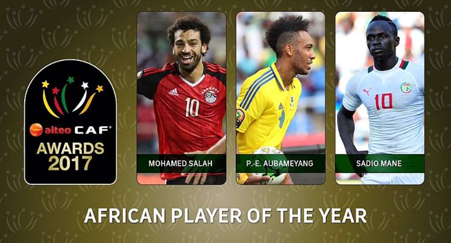 CAF Unveils Top 3 Finalists For African Player Of The Year Award