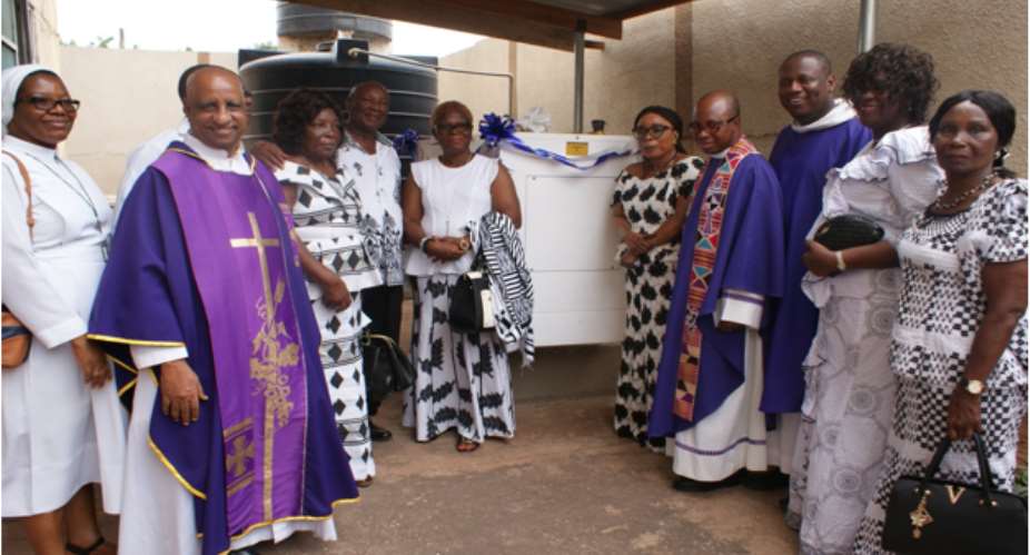 Peprah-Tawiah Family Donates Generator Plant To Catholic Church