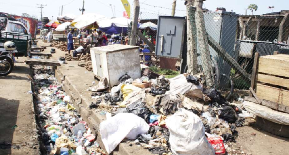 Refuse Engulf Markets In Assin