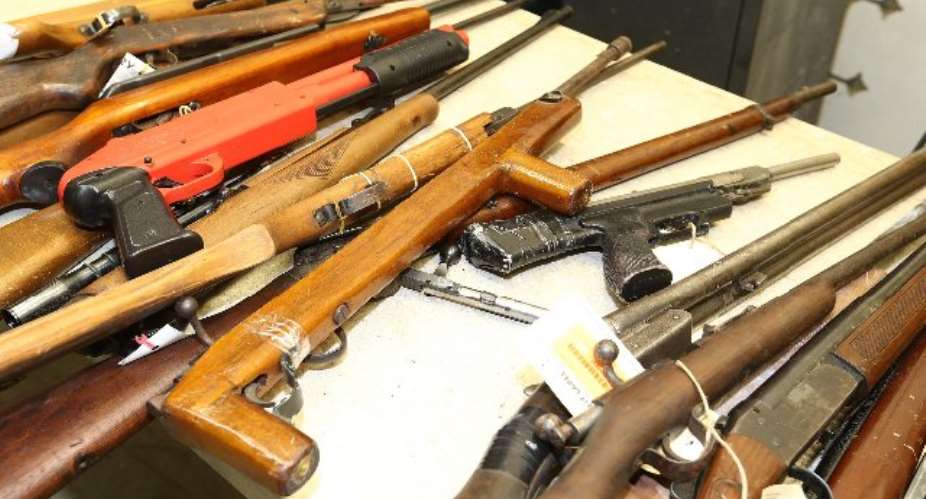 File: The National Commission on Small Arms and Light Weapons says it has started marking weapons to enhance easy identification and tracing guns used to commit crime.