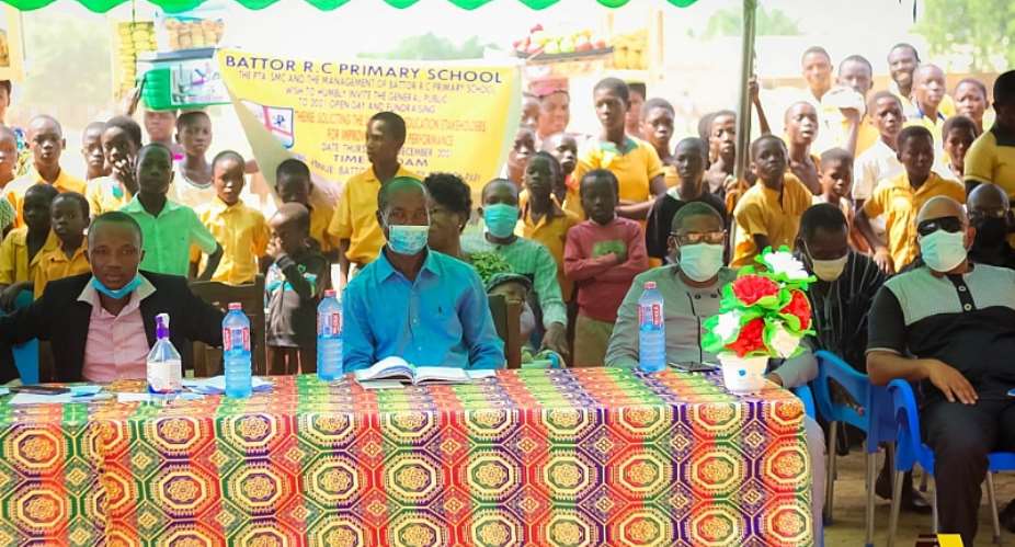 North Tongu: Bator RC Basic school holds end of year with fundraising for fence wall