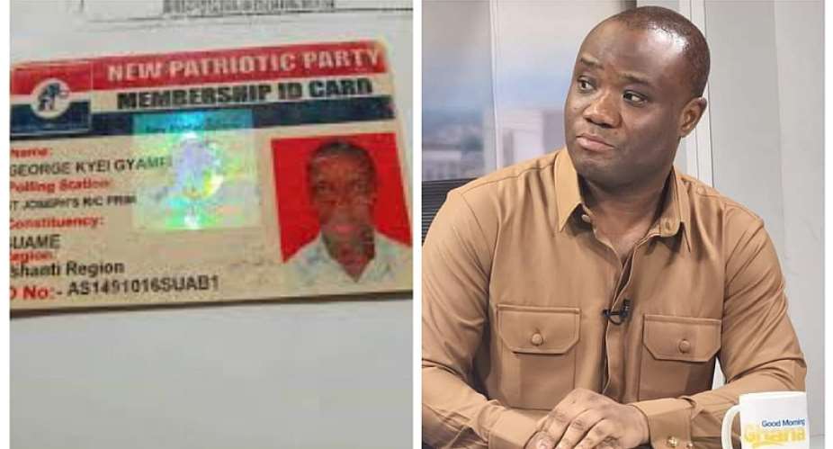 NPP membership card belong to the “toilet” — Felix Kwakye Ofosu after Hopeson Adorye flushed his party card