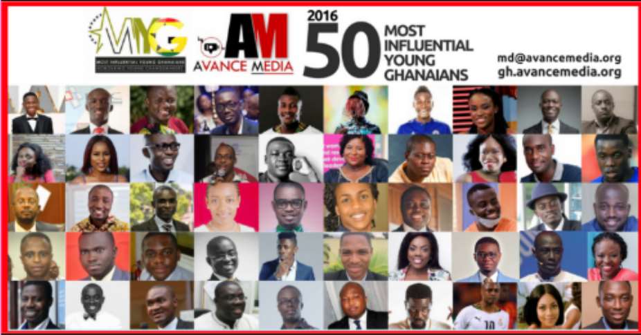 Finalists For 2016 50 Most Influential Young Ghanaians Announced