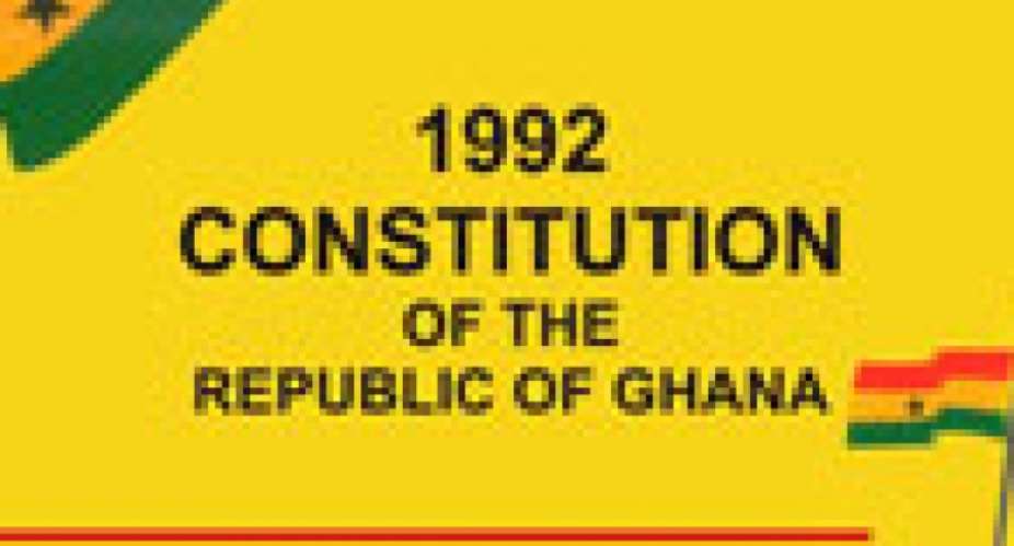 Overhaul The 1992 Constitution Of The Republic Of Ghana