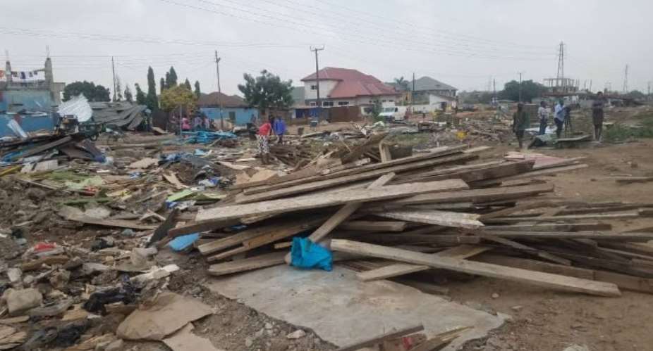 Residents have been left stranded after the demolition exercise