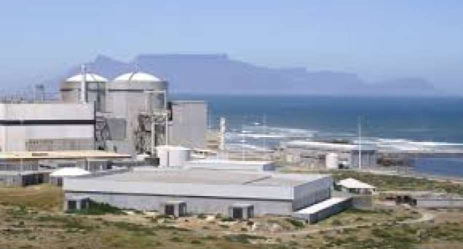 Africa's only nuclear powerplant in Koeberg South Africa. Courtesy cbn.co.za