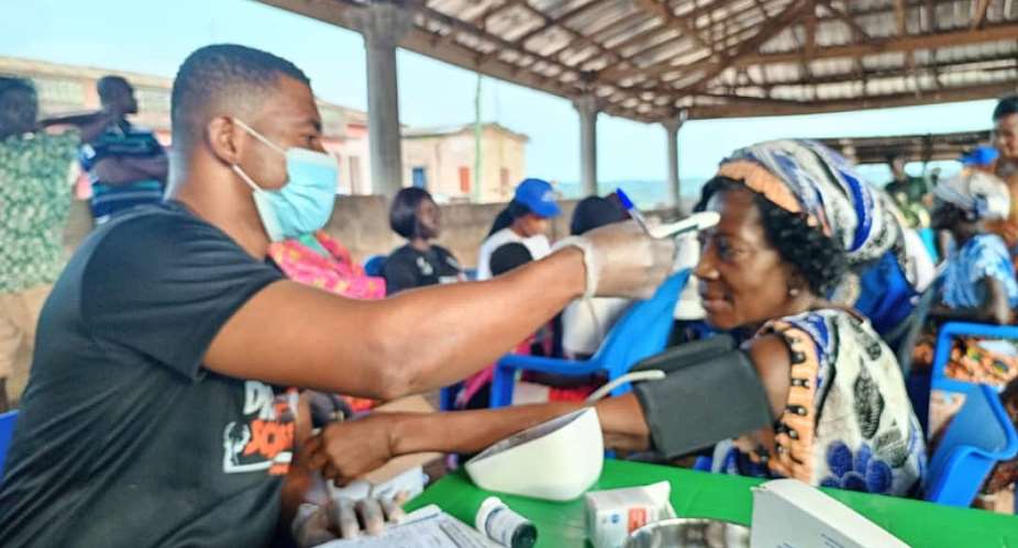 ChrisCare Foundation provides free health screening for over 2,000 residents in Agona Abodom