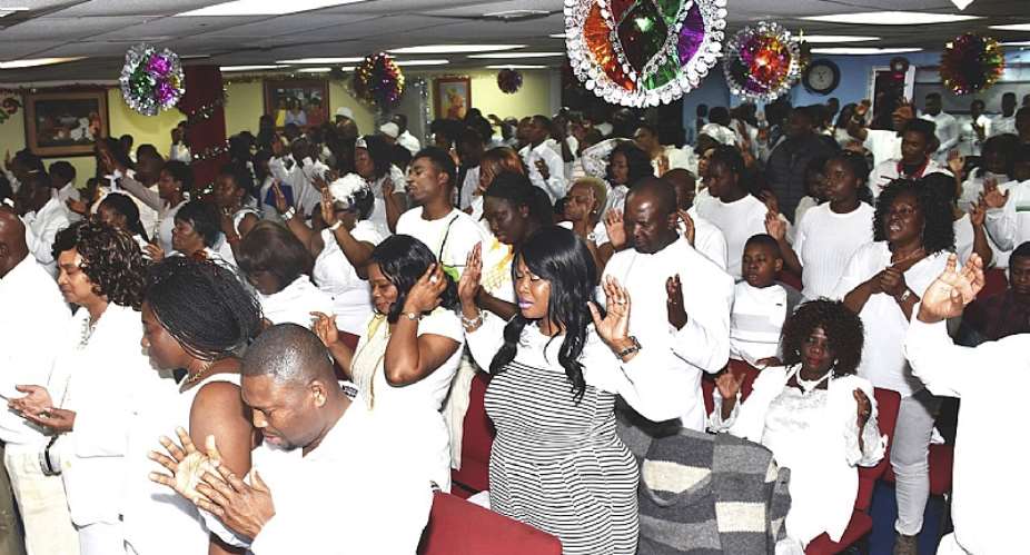 Ghanaian Churches usher in new year with prayer, thanksgiving